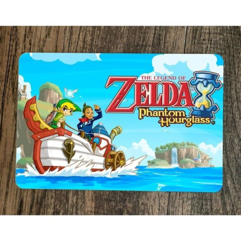 The Legend of Phantom Zelda Hourglass 8x12 Metal‎ Wall Sign Video Game Poster